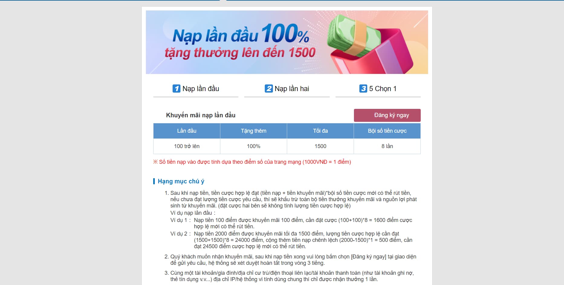 Hướng dẫn nhận 50k khi chơi game